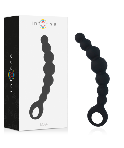 INTENSE ANAL BEADS MAX NEGRO Juguete anal para intensificar el placer