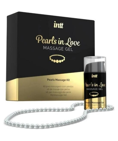 INTT PEARLS IN LOVE MASSAGE GE Gel de masaje con collar de perlas