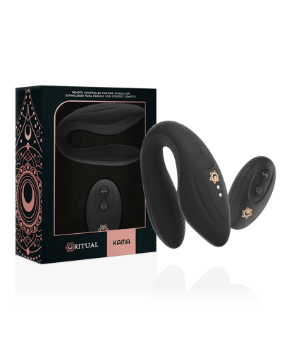 KAMA CONTROL REMOTO Vibrador de silicona ergonómico con control remoto