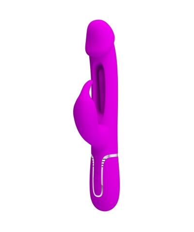 KAMPAS VIBRADOR RABBIT 3 EN 1  Vibrador recargable para estimulación intensa y variada