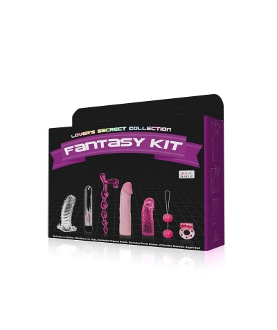 VIBRADOR Kit fantasía para placer intenso: 7 juguetes