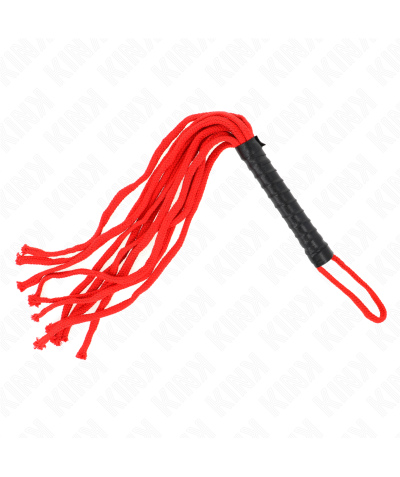 LÁTIGO DE CUERDA ROJO 56 CM Tienda especializada en productos BDSM de alta calidad