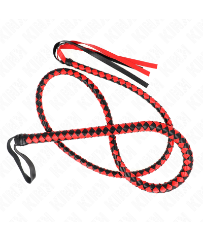 LÁTIGO DE SERPIENTE LARGO ROJO Accesorios BDSM para experiencias desde suaves a intensas