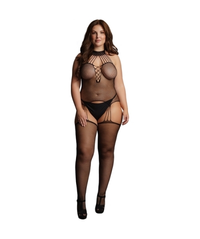 SUSPENDER FISHNET CHOKER BODY Body enterizo araña