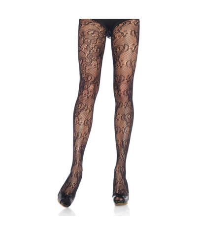 LEG AVENUE LACE Panties de encaje de filigrana negro