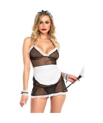 LEG AVENUE ROLEPLAY Set de 4 piezas de french maid