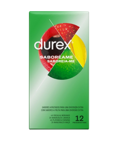 DUREX SABOREAME Preservativos de sabores afrutados varios