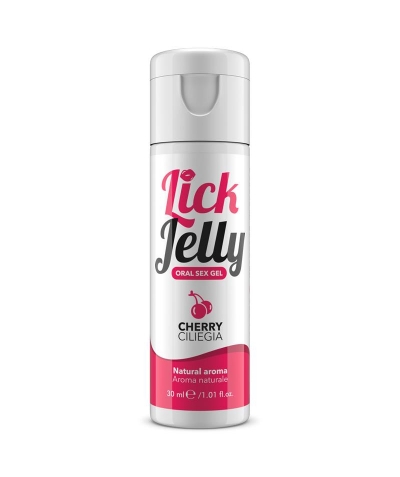 LICK JELLY CEREZA Gel comestible y aromático a base de agua, sabor cereza