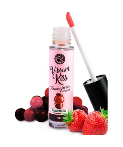 VIBRANT KISS Lip gloss con vibraciones para sexo oral