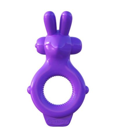 LITH Anel vibrador para estimular o clitóris roxo