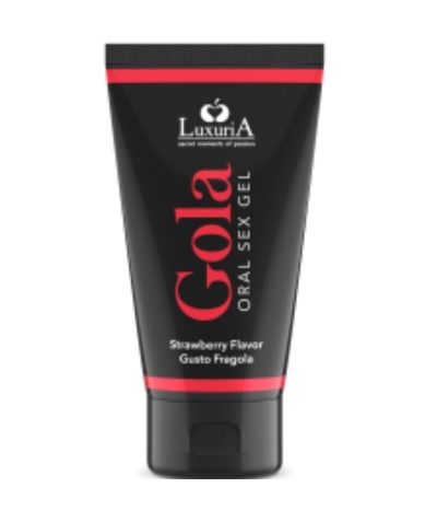 LUXURIA - GOLA GEL ORAL FRESA  Gel comestible de fresa para sexo oral