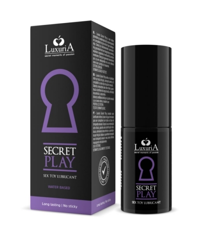 LUXURIA SECRET PLAY Lubricante íntimo a base de agua duradero