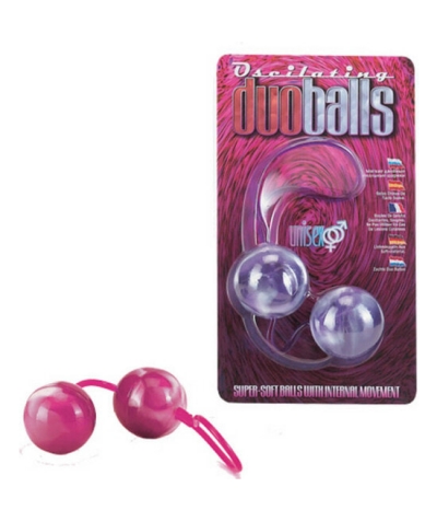 MARBILIZED DUO BALLS Bolas supersuaves con pesas internas