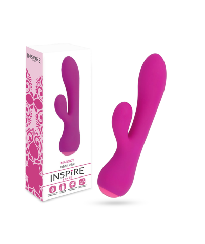 LILA Vibrador rabbit tecnológico de silicona hipoalergénica