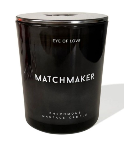 MATCHMAKER BLACK DIAMOND VELA Vela de masaje con feromonas para parejas