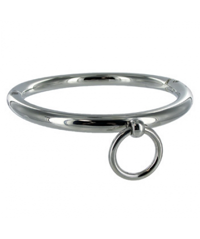 METALHARD  LOCK Un elegante collar de metal cromado