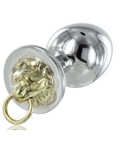 METALHARD  TIGER Plug anal exclusivo de acero con tigre