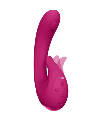 VIBRADOR MIKI Punto g pulsante y parpadeante