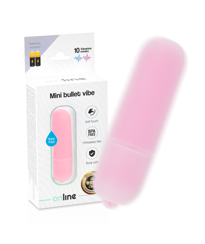 MINI BALA VIBRADORA ROSA Pequeño vibrador potente y versátil. ¡discreto, perfecto!