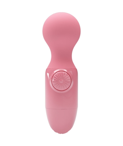 MINI MASAJEADOR PERSONAL ROSA Mini masajeador vibratorio de silicona para placer