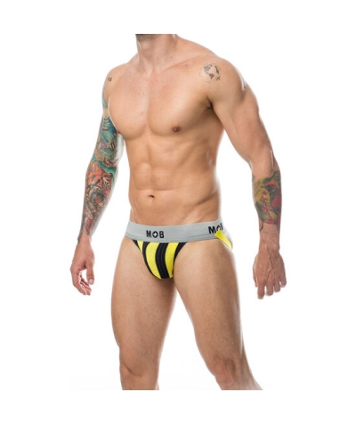 MOB STRIPE CLASSIC JOCK YELLOW Tanga de rayas amarillas y negras perfecto para seducir