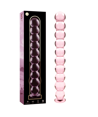 DILDO CRISTAL BOROSILICATO 22 Plug anal de vidro borossilicato de luxo