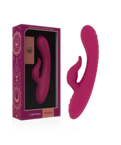 ANUSARA DUAL Vibrador de silicona médica de alta calidad