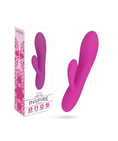 OLIVIA RABBIT Vibrador rabbit de silicona hipoalergénica con 30 funciones