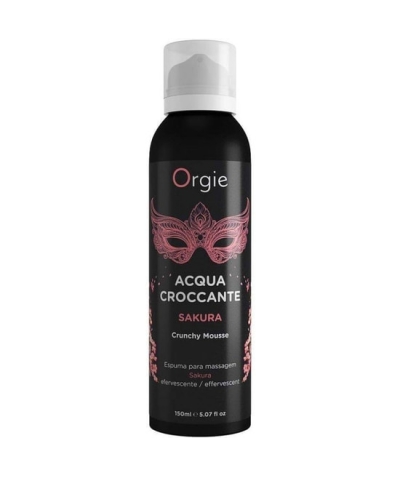 ORGIE ACQUA CROCCANTE Espuma de masaje efervescente sakura