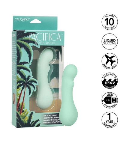 PACIFICA BORA BORA ESTIMULADOR Brinquedo íntimo com múltiplas funções e resistente à água.