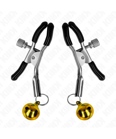 KINK SIMPLE BELL Pinças para mamilos variadas para experiências bdsm