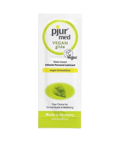 PJUR MED VEGAN GLIDE Lubricante íntimo vegano a base de agua y monodosis