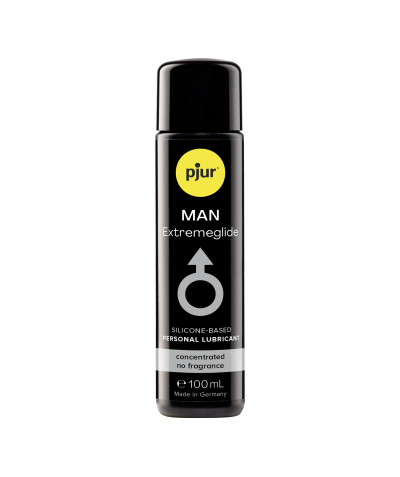 PJUR MAN PREMIUM EXTREMEGLIDE Lubricante de silicona, larga duración, resistente al agua