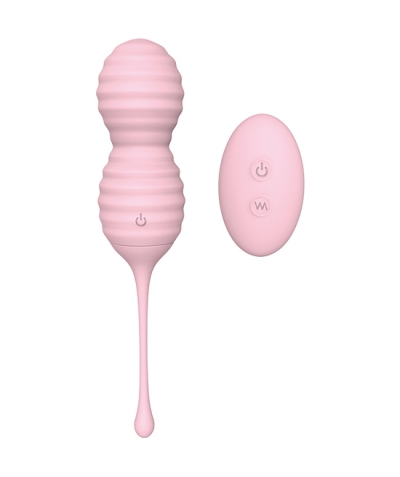 BEEHIVE Huevo vibrador de silicona con control remoto