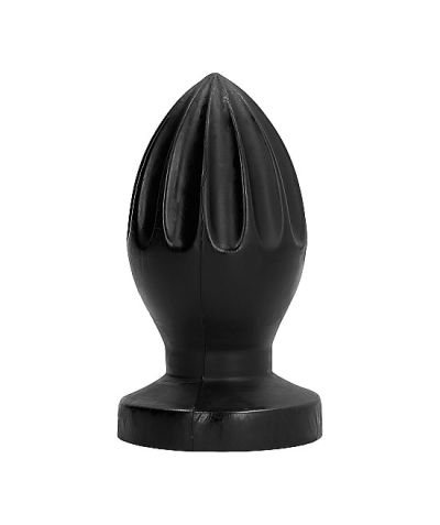 PLUG ANAL ALL BLACK Plug anal con textura en la punta