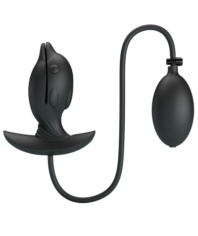 PLUG ANAL DELFIN INFLABLE & Plug anal inflable con vibración para placer anal