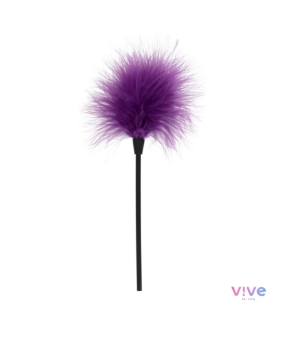 Pluma de fantasía morada para hacer cosquillas