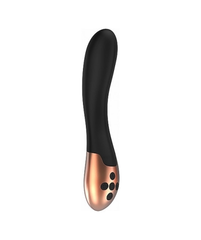 Vibrador de silicona múltiples velocidades negro