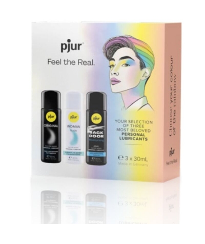 PRIDE SET PREMIUM LUBRICANTES Lubricantes variados para apoyo lgbtq+ y placer