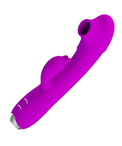 REGINA VIBRADOR-SUCCIONADOR RE Vibrador de silicona con múltiples funciones y succión