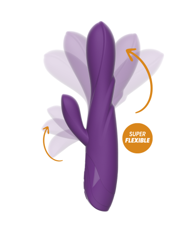 REWORABBIT Vibrador dual de silicona para clítoris