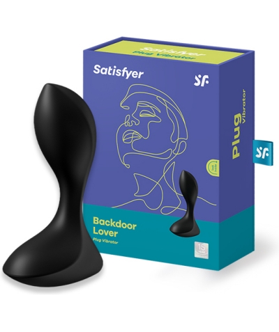 SATISFYER BACKDOOR LOVER Plug vibrador negro