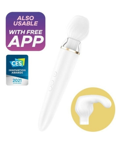 SATISFYER DOUBLE WAND-ER Wand vibrador con app