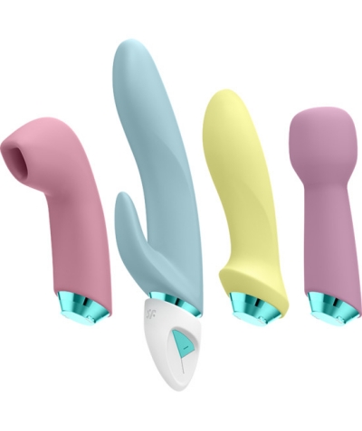 SATISFYER FABULOUS FOUR 4 juguetes satisfyer en 1, succión, vibración, estimulación y doble