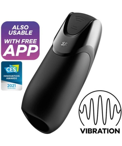 MEN VIBRATION + CONNECT APP Masturbador masculino con vibración y control por app