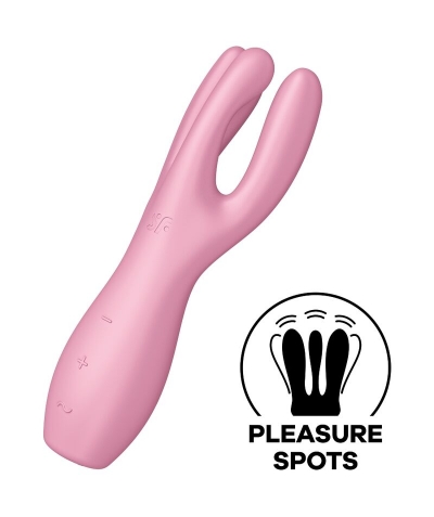 SATISFYER THREESOME 3 LAY-ON Vibrador innovador con 3 motores y brazos ajustables