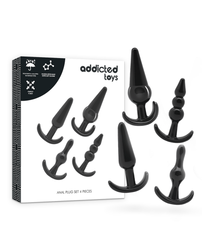 ESENCIA TRASERA Set de plugs anales de addicted toys