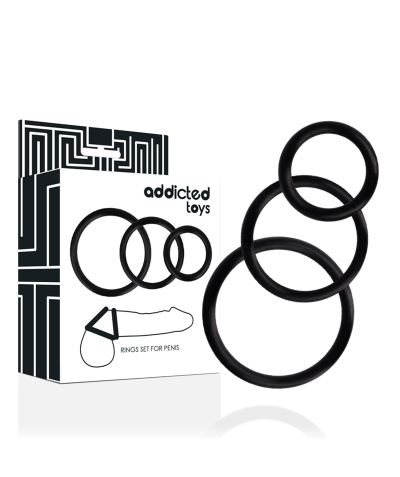 ADDICTED TOYS Kit de anillos para maximizar placer íntimo