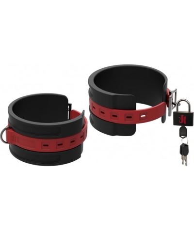 SILICONE ANKLE CUFFS Restricciones de tobillo de cuero kink