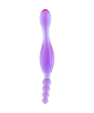 SMOOTHY Dildo suave para uso vaginal o anal morado